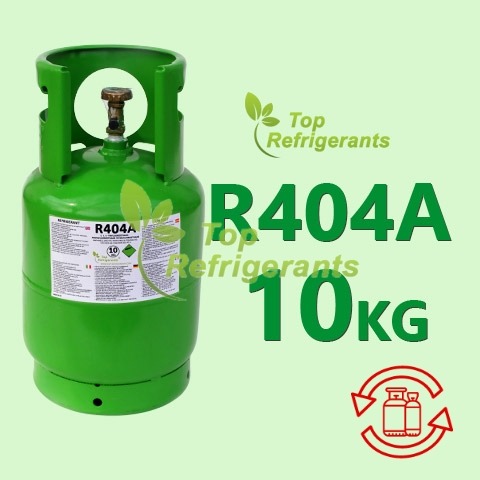 R404A 10 KG  Gaz Réfrigérant RÉGÉNÉRÉ